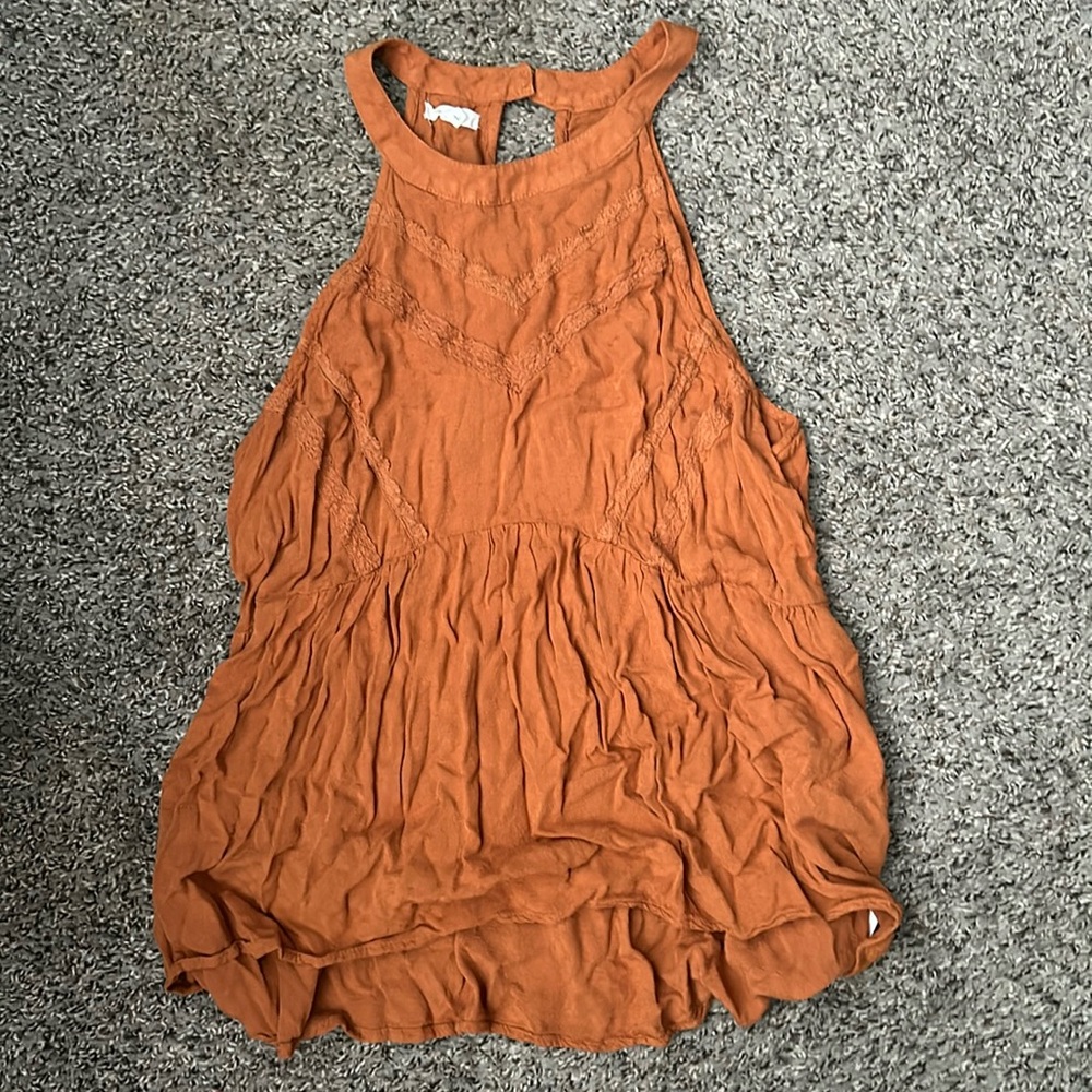 Rust/burnt orange tank top